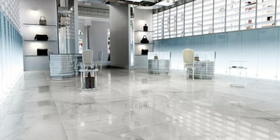 Ec Snow Polished 24 X 48 Porcelain Tiles