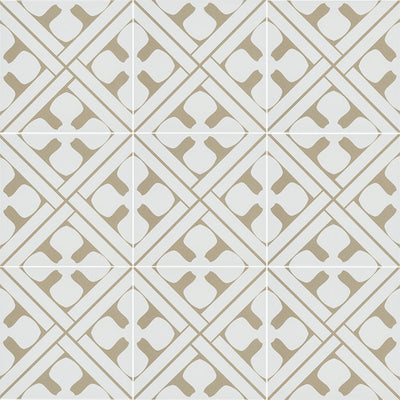 Zaria Elora 8x8 Encaustic-Look Porcelain Tile