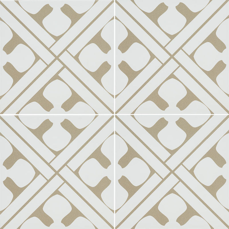 Zaria Elora 8x8 Encaustic-Look Porcelain Tile