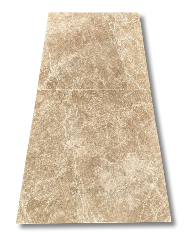 Emperador Light Marble 12X12 Tile Polished