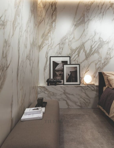 Etoile Creme Glossy 24 X 48 Porcelain Tiles