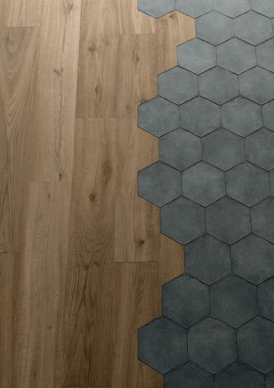 TERRACRETA ARGILLA HEXAGON PORCELAIN TILE 8.5X10