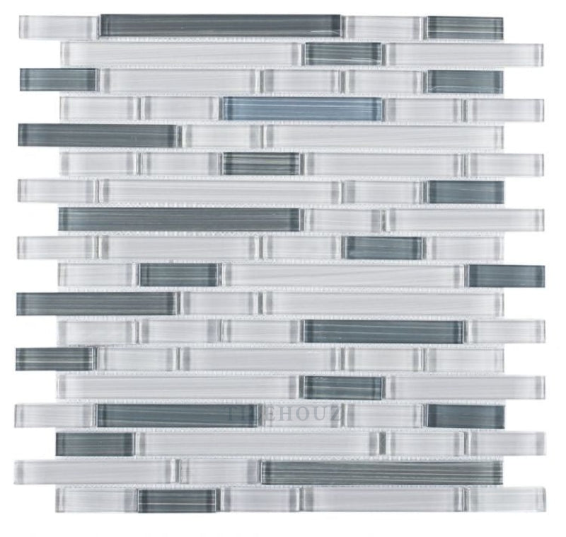 Grey Label 11.75 X 12 Glass Mosaic Tile