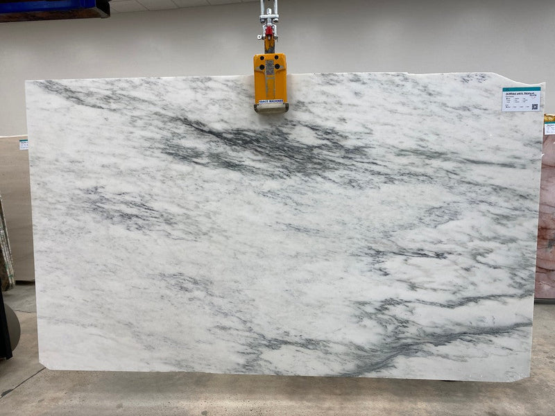 MARBLE OLYMPIAN WHITE PREMIUM POLISHED SLAB 3/4 125 x 71