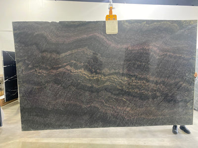 QUARTZITE THUNDER WAVE POLISHED SLAB 3/4 129 x 77