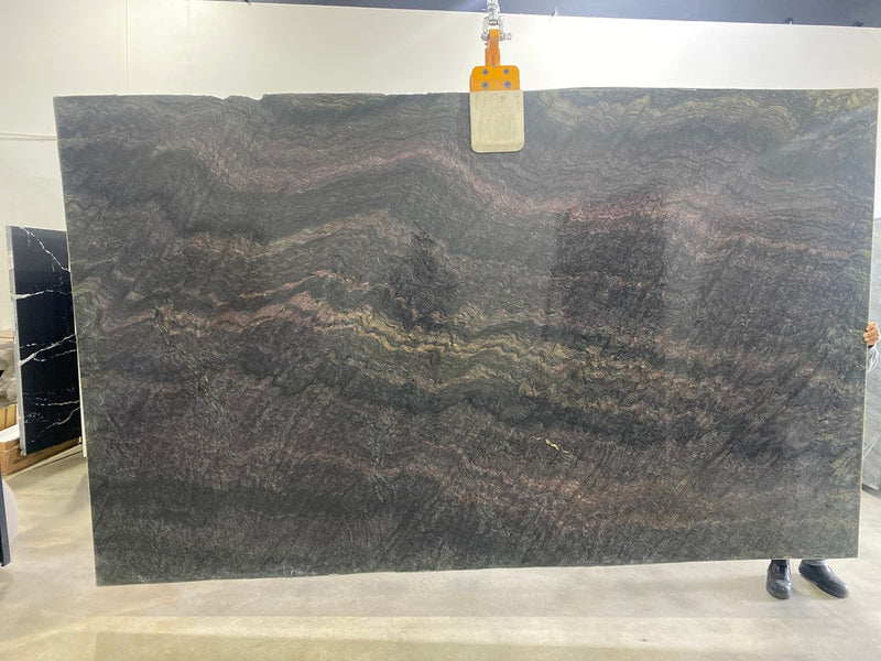 QUARTZITE THUNDER WAVE POLISHED SLAB 3/4 129 x 77