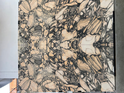 MARBLE CALACATTA VIOLA ROSE HONED SLAB 3/4 116 x 56