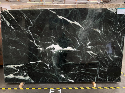 MARBLE VERIA GREEN POLISHED SLAB 3/4 116 x 70