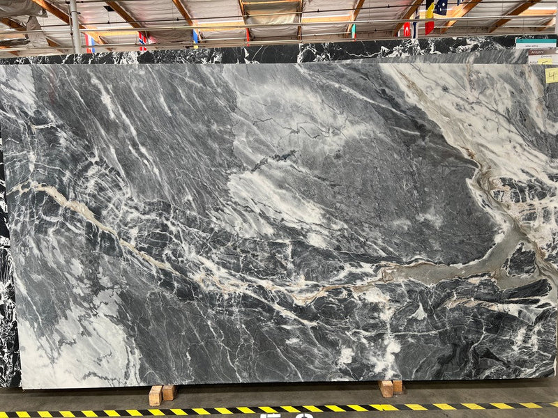 MARBLE AURORA GRIGIA POLISHED SLAB 3/4 93 x 53