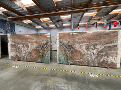 QUARZITE FOUR SEASONS POLISHED SLAB + AVP 3/4 122 x 75