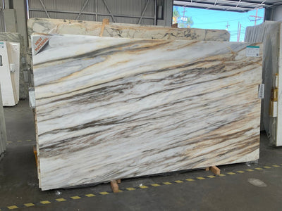 MARBLE CALACATTA DORATO POLISHED SLAB 3/4 113 x 64