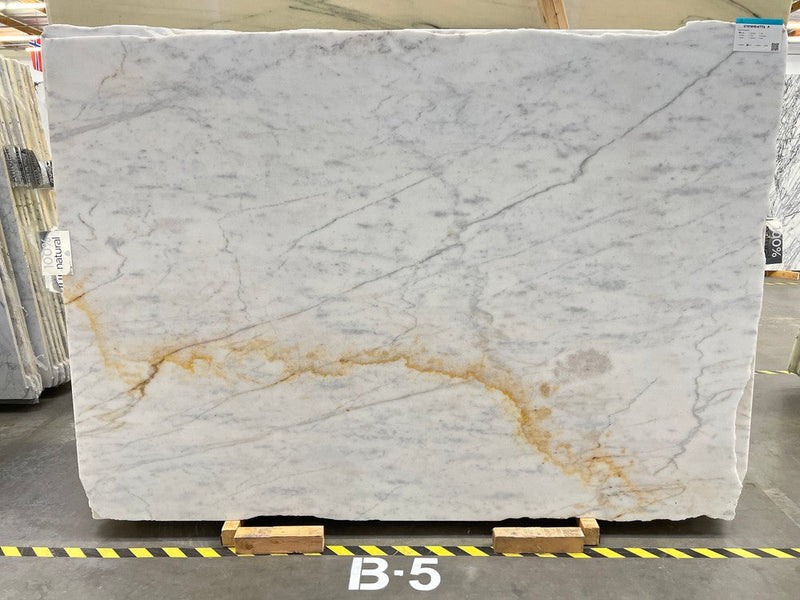 MARBLE STATUARIETTO A HONED SLAB 3/4 96 x 65