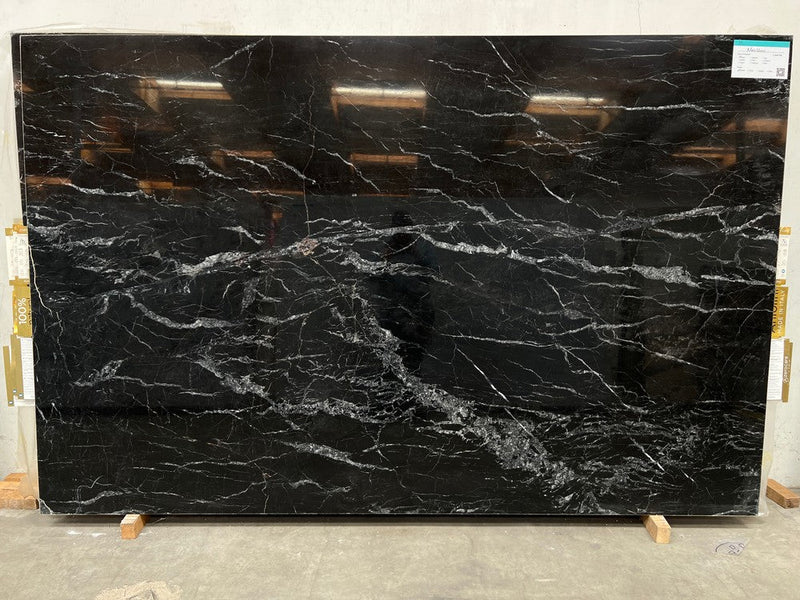 MARBLE NOIRBLANC POLISHED SLAB + AZEROCARE 3/4 118 x 74