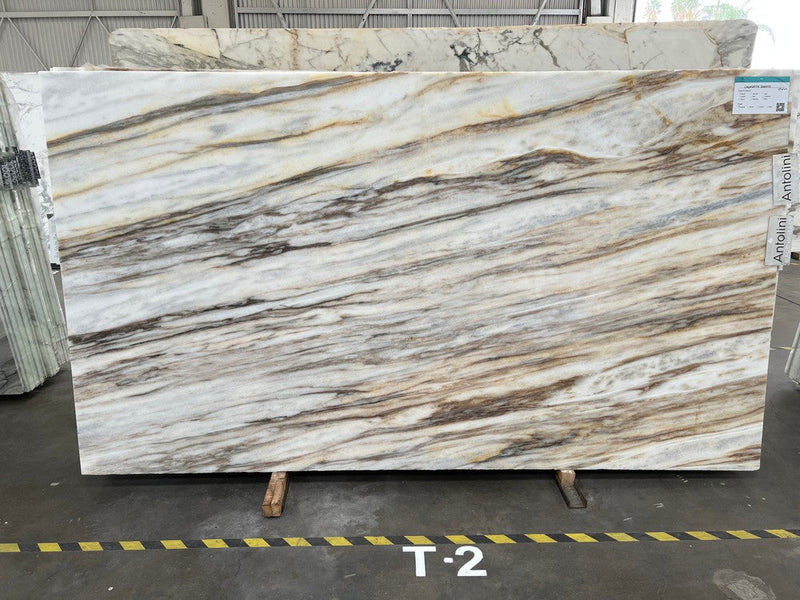 MARBLE CALACATTA DORATO POLISHED SLAB 3/4 113 x 64