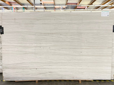 QUARTZITE MUSTANG / WHITE MACAUBAS POLISHED SLAB 3/4 126 x 78