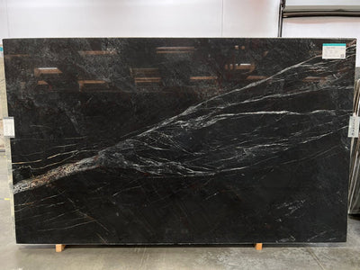 QUARZITE BLACK SPIDER POLISHED SLAB 3/4 129 x 78