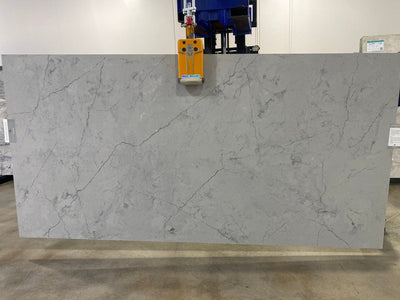 AQ LE GRIS QUARTZ POLISHED SLAB 3/4 128 x 77