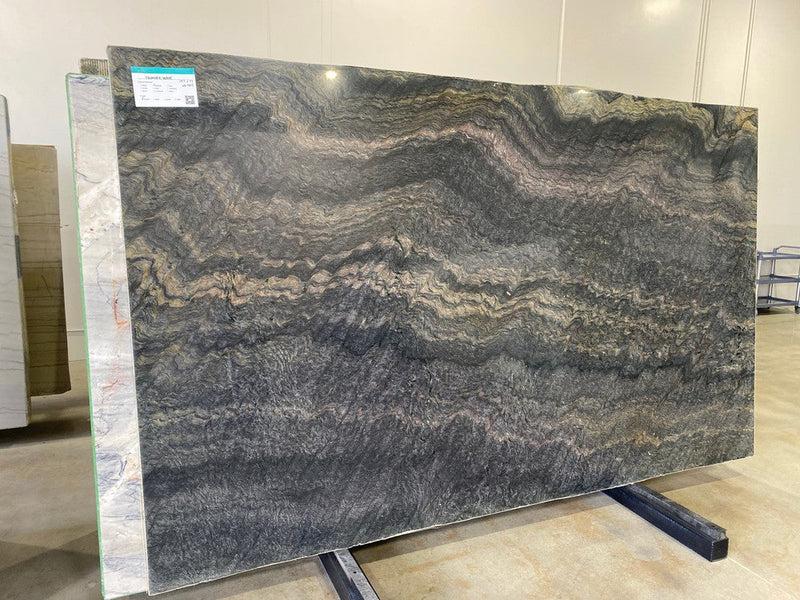 QUARTZITE THUNDER WAVE POLISHED SLAB 3/4 129 x 77