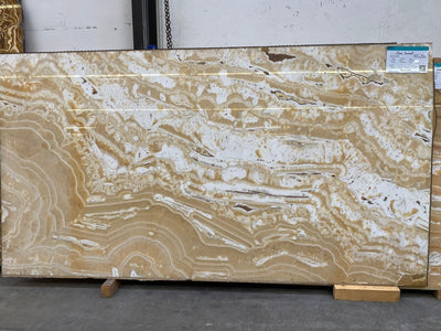 ONYX SUNSET POLISHED SLAB 3/4 97 x  52