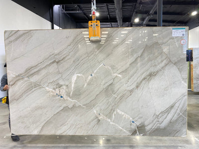 QUARTZITE SKYGOLD POLISHED SLAB 3/4 130 x 77