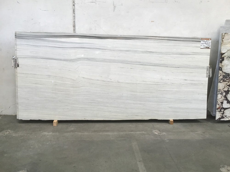 MARBLE ZEBRINO BIANCO CLASSIC POLISHED SLAB 3/4 118 x 57