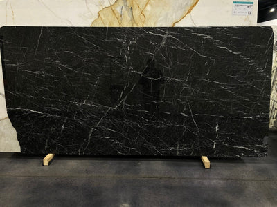 MARBLE NEGRO MARQUINA GT POLISHED SLAB 3/4 58 x 110