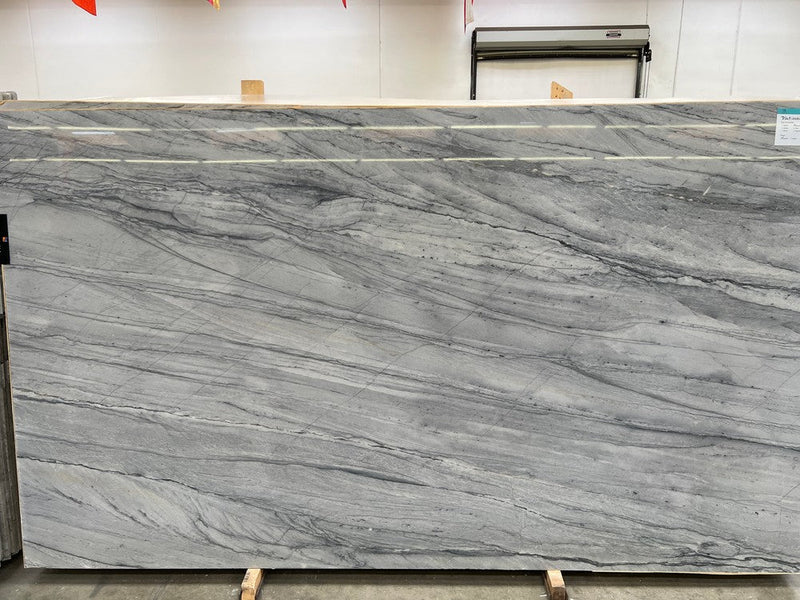 QUARZITE PLATINUM POLISHED SLAB 3/4 128 x 74