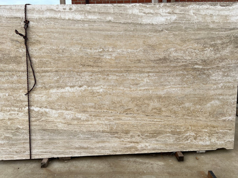 TRAVERTINE SIENA H/F SLAB 3/4 112 x 65