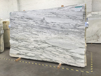 MARBLE CALACATTA APUANO HONED SLAB 3/4 125 x 78