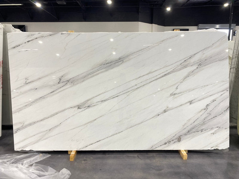 MARBLE CALACATTA COLORADO PREMIUM POLISHED SLAB 3/4 130 x 70