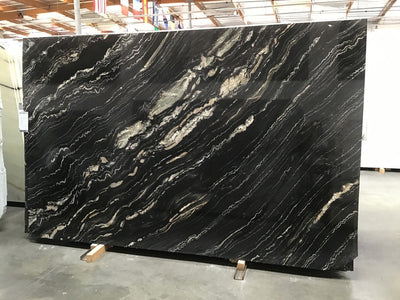 GRANITE TROPICAL STORM GOLD POLISHED SLAB 3/4 119 x 76