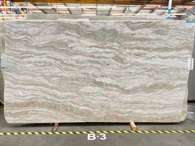 MARBLE ALBA CHIARA POLISHED SLAB 3/4 122 x 70