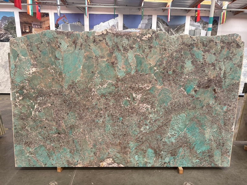 GRANITE AMAZONITE EXTRA POLISHED SLAB 3/4 126 x 78