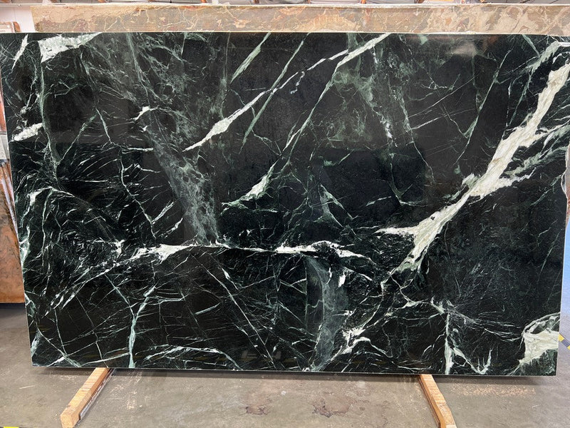 MARBLE VERIA GREEN POLISHED SLAB 3/4 116 x 70