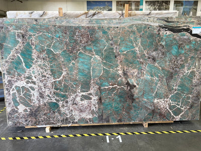 GRANITE AMAZONITE EXTRA POLISHED SLAB 3/4 125 x 61