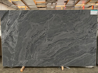 MARBLE BLIZZARD LEATHER SLAB 3/4 119 x 72