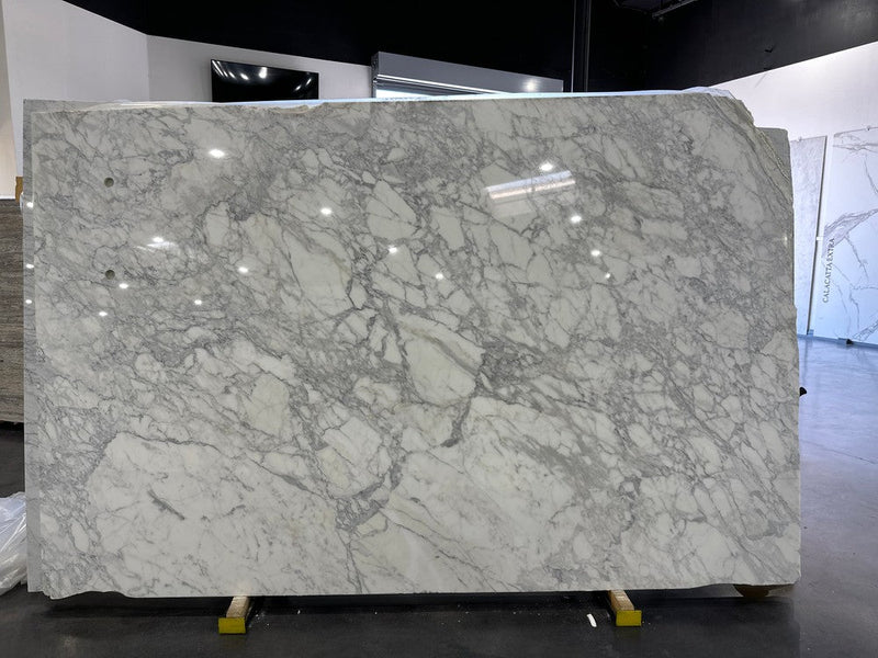 MARBLE CALACATTA BELGIA PREMIUM POLISHED SLAB 3/4 121 x 78