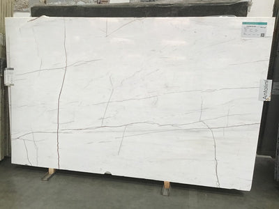 MARBLE SAHARA BLANC POLISHED SLAB 3/4 114 x 54