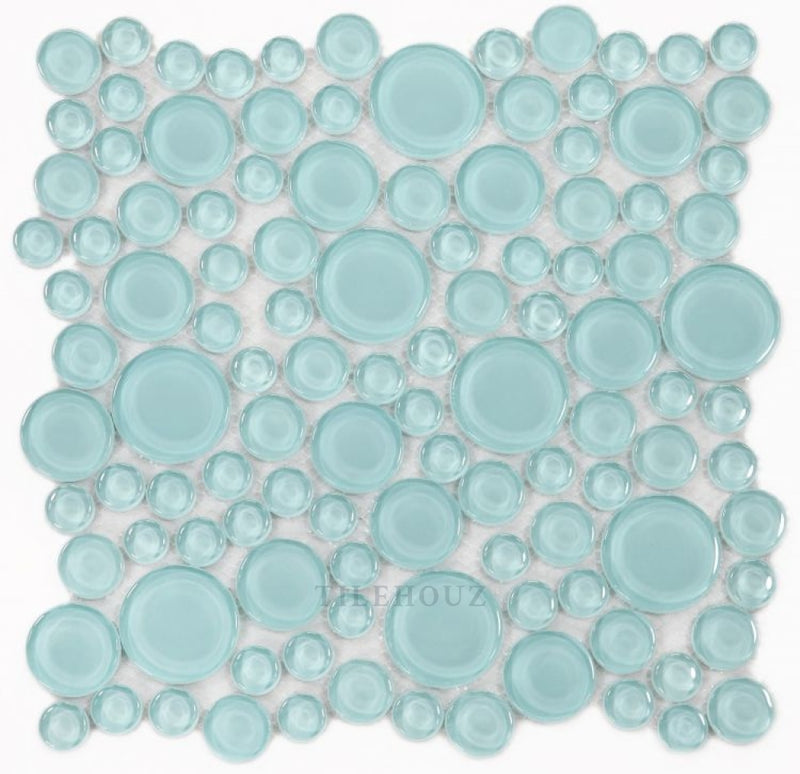 Lady Mint 10.75 X Glass Mosaic Tile