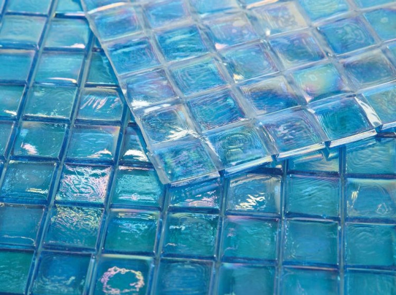 Laguna Fancy Blue 11.75 X Glass Mosaic Tile