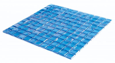 Laguna Fancy Blue 11.75 X Glass Mosaic Tile