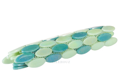 Laguna Green 12 X Glass Mosaic Tile