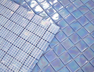 Laguna Iris Square 11.75 X Glass Mosaic Tile