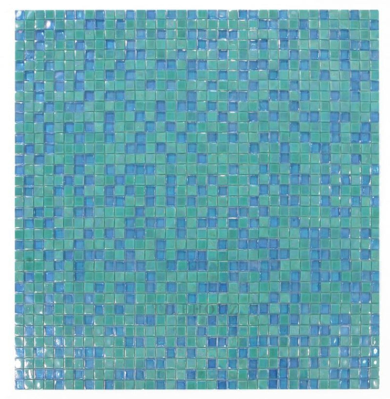 Laguna Lake Square 11.75 X Glass Mosaic Tile