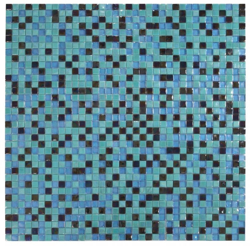 Laguna Mermaid Square 11.75 X Glass Mosaic Tile