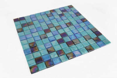 Laguna Mermaid Square 11.75 X Glass Mosaic Tile