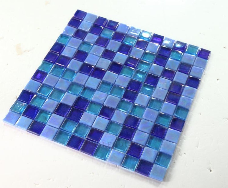 Laguna Ocean Square 11.75 X Glass Mosaic Tile