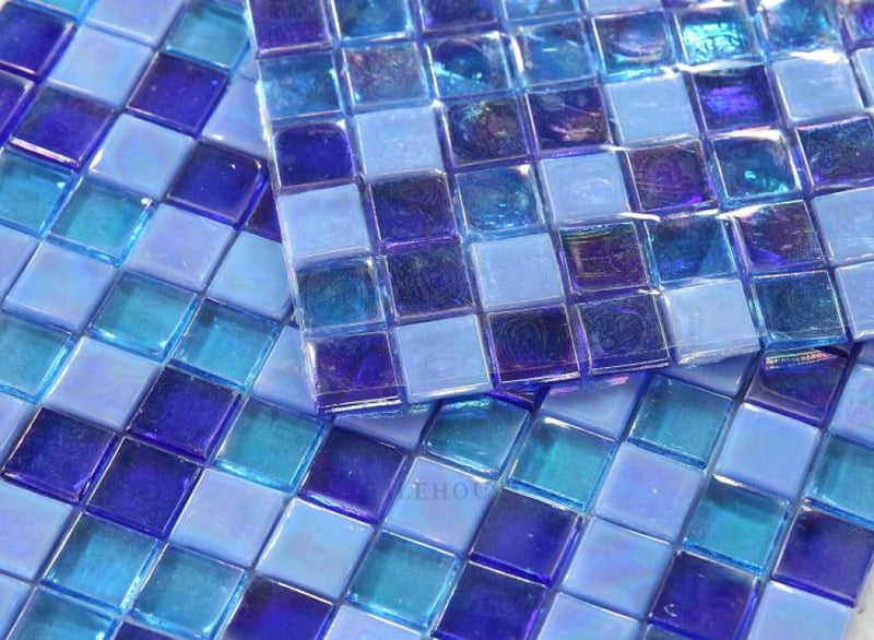 Laguna Ocean Square 11.75 X Glass Mosaic Tile