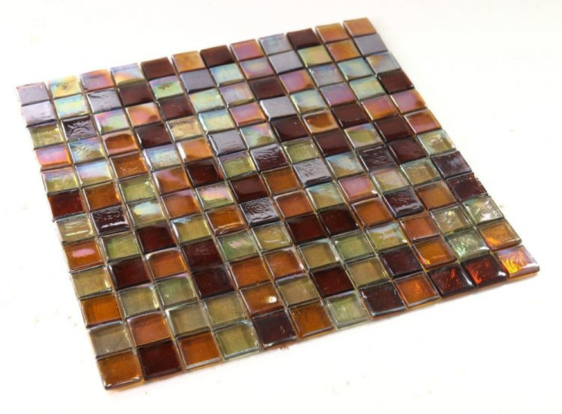 Laguna Wine Square 11.75 X Glass Mosaic Tile