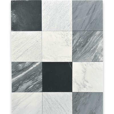 Nero Marquina Marble 18X18 Tile Polished/Honed